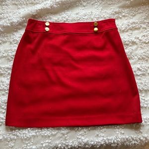 Red LOFT skirt